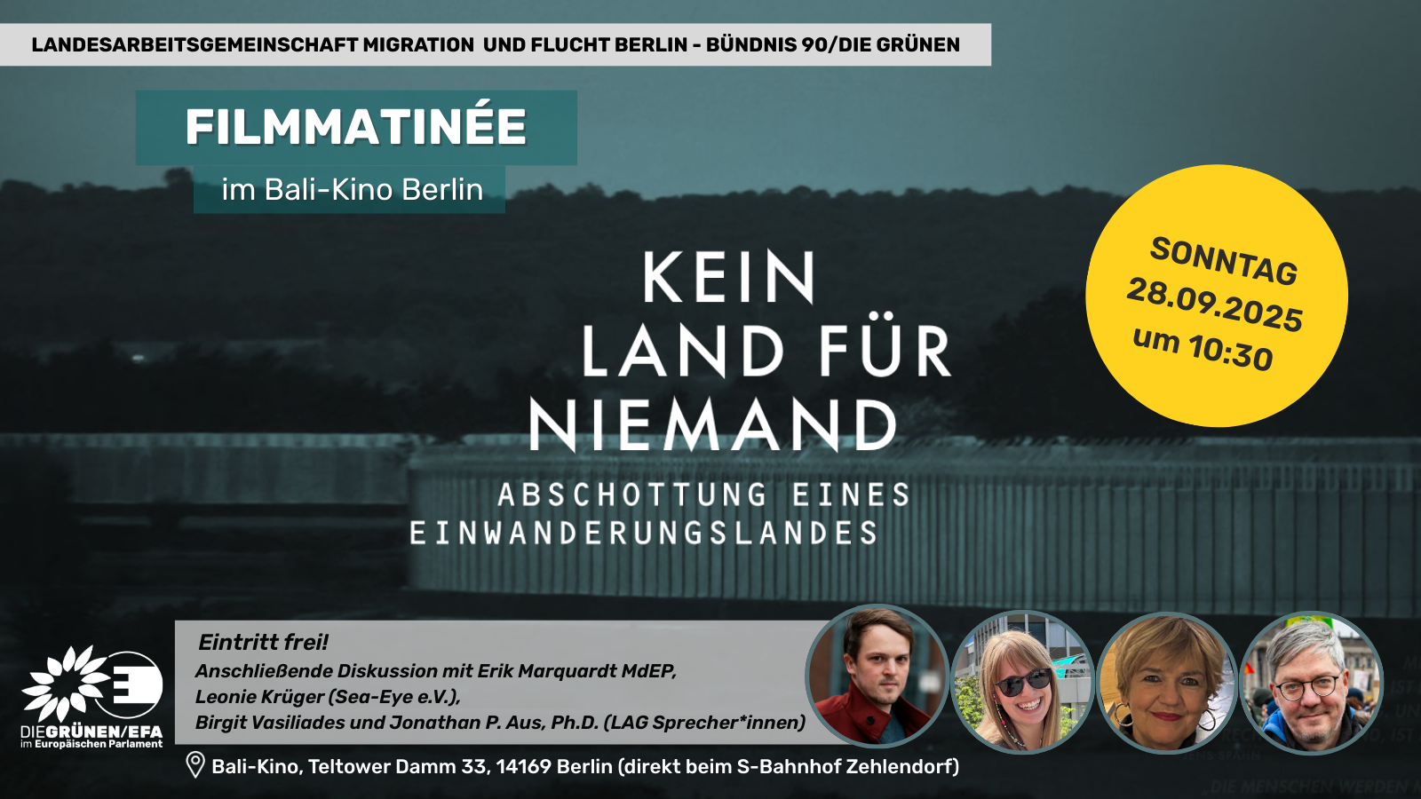 Filmmatinée im Bali-Kino Berlin mit anschließender Diskussion u.a. mit