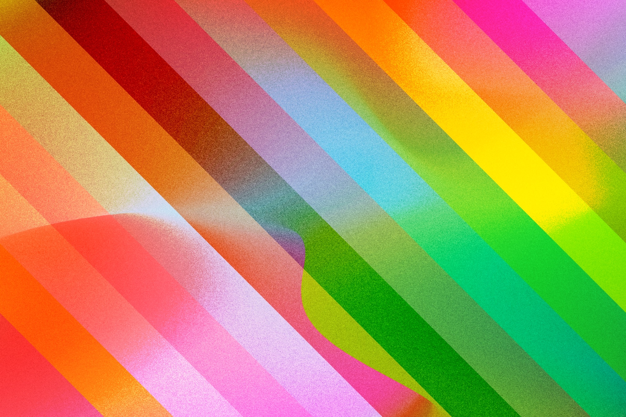 Farbverlauf in Regenbogenfarben 
