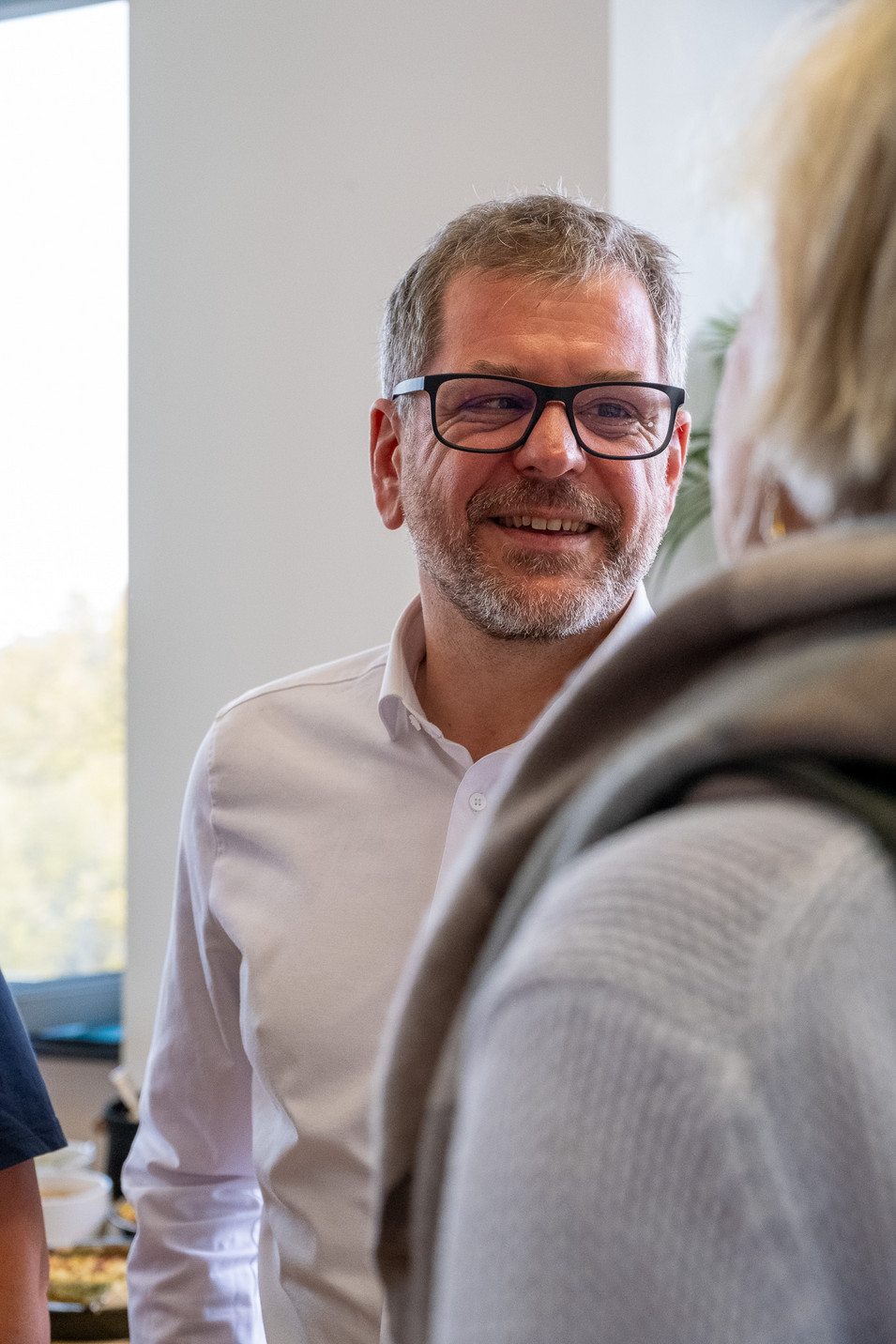 Werner Graf in der Landesgeschäftsstelle von Bündnis 90/Die Grünen Berlin